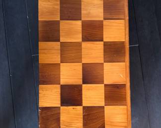 Grand Hand-Carved Chess Set with Custom Wood Table Base. When Open, Chess Top Table Measures 30" x 30" X 18" H. Photo 1 of 5. 