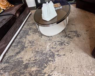 Wool Modern Graphic Rug. Measures 12' x 8' 10". Photo 1 of 2. 