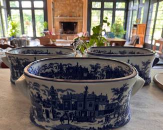 Chinoiserie Cachepot - 3 Available. Each Measures 14" W x 9" D x 6" H. Photo 1 of 3. 
