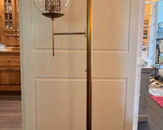 Pair of Remington Floor Lamps with Acrylic Shades. Each Measures 74" H. Photo 1 of 2. 