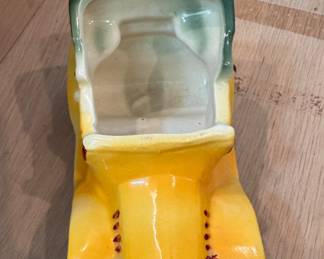 Vintage Shawnee Yellow Ceramic Jalopy/Car. Photo 2 of 2. 