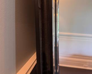 RH Smoked Glass Mirrored Frame Floor Mirror. Measures 54" W x 96" H. Photo 4 of 4.