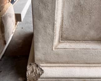 Cast Concrete Plint & Planter - 2 Available. Photo 2 of 3. 