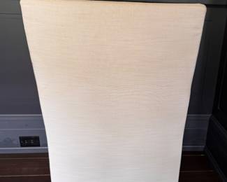 Set of 8 RH Ellison Track Arm Dining Chair in Linen Upholstery. On Casters. Each Measures 24" W x 26" D with 19" Seat Height. Photo 2 of 3. 