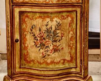Venetian Baroque Style Hand-Painted Cabinet. Photo 1 of 2. 
