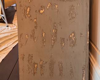 Folk Art / Mughal Provencal Double Door Cabinet.  Measures 31" W x 20" D x 40" H. Photo 2 of 5.