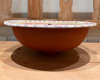 Mackenzie-Childs Sink Basin. Measures 17" x 14" x 7" H. Photo 2 of 2.