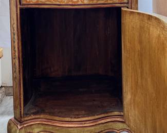 Venetian Baroque Style Hand-Painted Cabinet. Photo 2 of 2. 