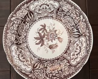 Set of 12 Spode Archive Collection Georgian Series. Each Measures 10.25" D. 