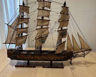 hd Detailed Model of Spanish Frigate Ship 21 Tall x 27 Wide