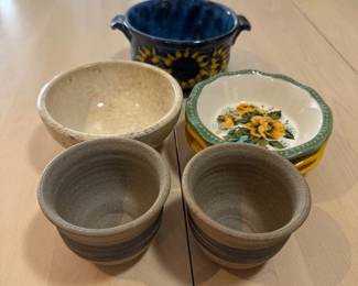 lk Piece Ceramic Kitchenware Set with Floral and Earthy Designs