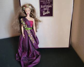 b Barbie Angels of Music Collection Heartstring Angel Doll Limited Edition, w Original Box and COA