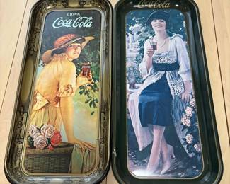 b7 CocaCola Serving Trays Set of Two