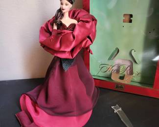 b The Rose Barbie Doll Limited Edition Collectors Piece w Original Box and COA