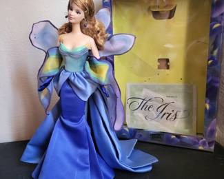 b The Iris Barbie Doll Limited Edition Collectors Item w Original Box and COA