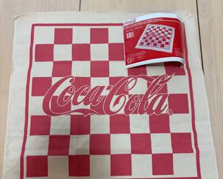 b17 CocaCola checker Bottle Caps Set Red and Silver, 1.25 Inch Round, total of 24 Pieces