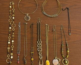 k Lia Sophia Jewelry Collection Vintage Statement Necklaces, Beaded Pendant Pieces