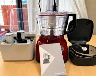 hk KitchenAid KFP1355 Food Processor with Julienne and French Fry Discs with replacement blades and storage case