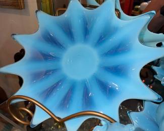 Fostoria Heirloom Blue Opalescent Bowl