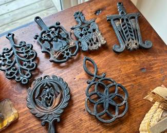 Iron trivet collection