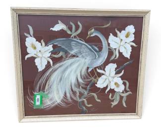 Lind Framed Print Hollywood Regency