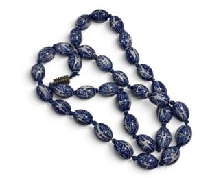 chinese Porcelain Beaded Necklace