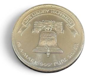 1985 Liberty Bell Silver Coin