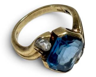 10K Gold gemstone Ring