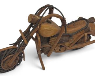 folk Art Twig motorcycle
