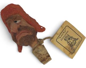 Spit n Whittle Carved Cork Stopper