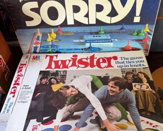 Classic board games Sorry & Twister