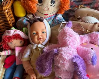 Vintage dolls & pushies