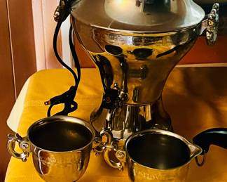 Silver coffee service