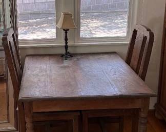 rustic table