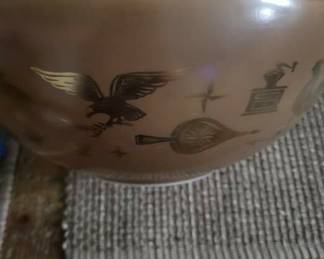 Pyrex early American Cinderella brown gold large miximg bowl, was $20, NOW $14