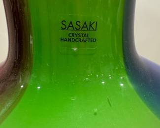 Sasaka Multi-Colored Vase,  15 x 11H',   $110