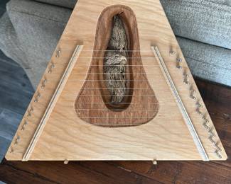 Table Harp with music, pik & tuner, $60