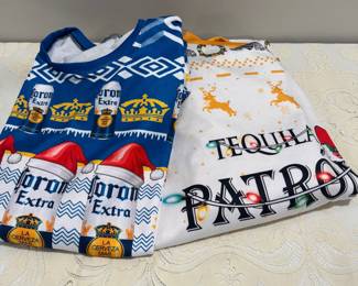 Corona & Patron Men's XL Shirts,   $20 both