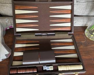 Backgammon set,  $30