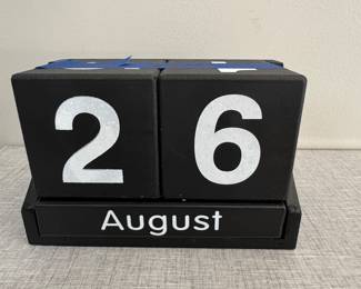 Calendar Block, 7"D,   $10