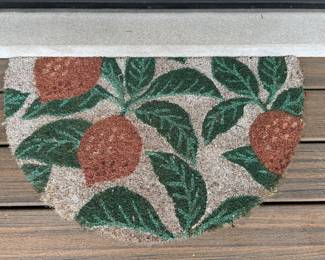 Outdoor rug, $8