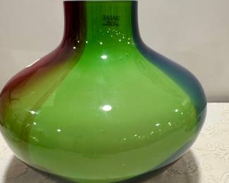 Sasaka Multi-Colored Vase,  15 x 11H',   $110