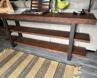 Pottery Barn Reclaimed Distressed wood Shelf, 15"D x 30"H x 40"W, (retails $985),  $450