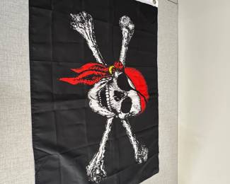 Arrrrh !!  Pirate Flag,  37x25,   $14