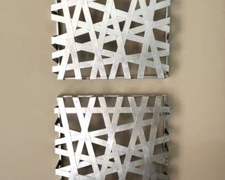 Pair of Uttermost Alita Square wall art, 21" x 21"(Retails $379),  $195
