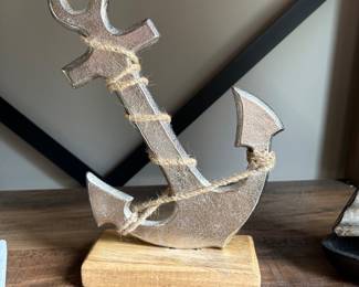 Metal anchor, 9.5"H x 7",  $18