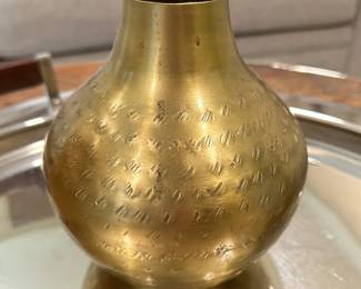 Brass vase, 