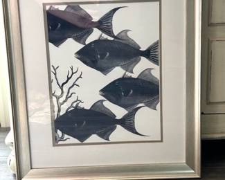 Title: Dark Fish, 16" x 19",  $65