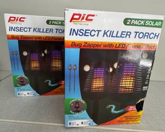 Two Available:  2-Pack Solar Insect Killer Torches,   $25 each