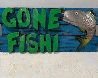 Sign (as is),  33x15,  $14